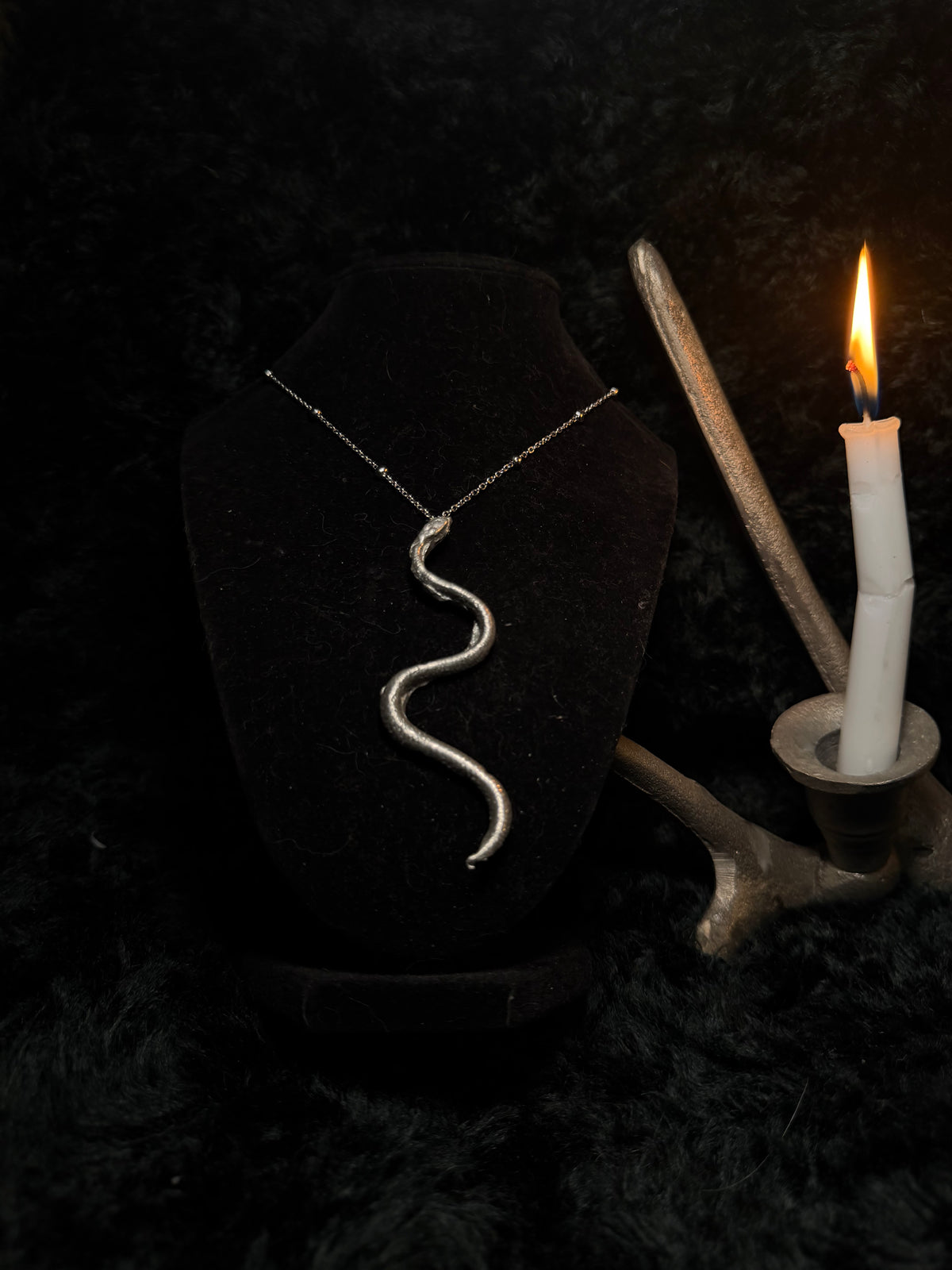 The Serpent’s Omen Necklace