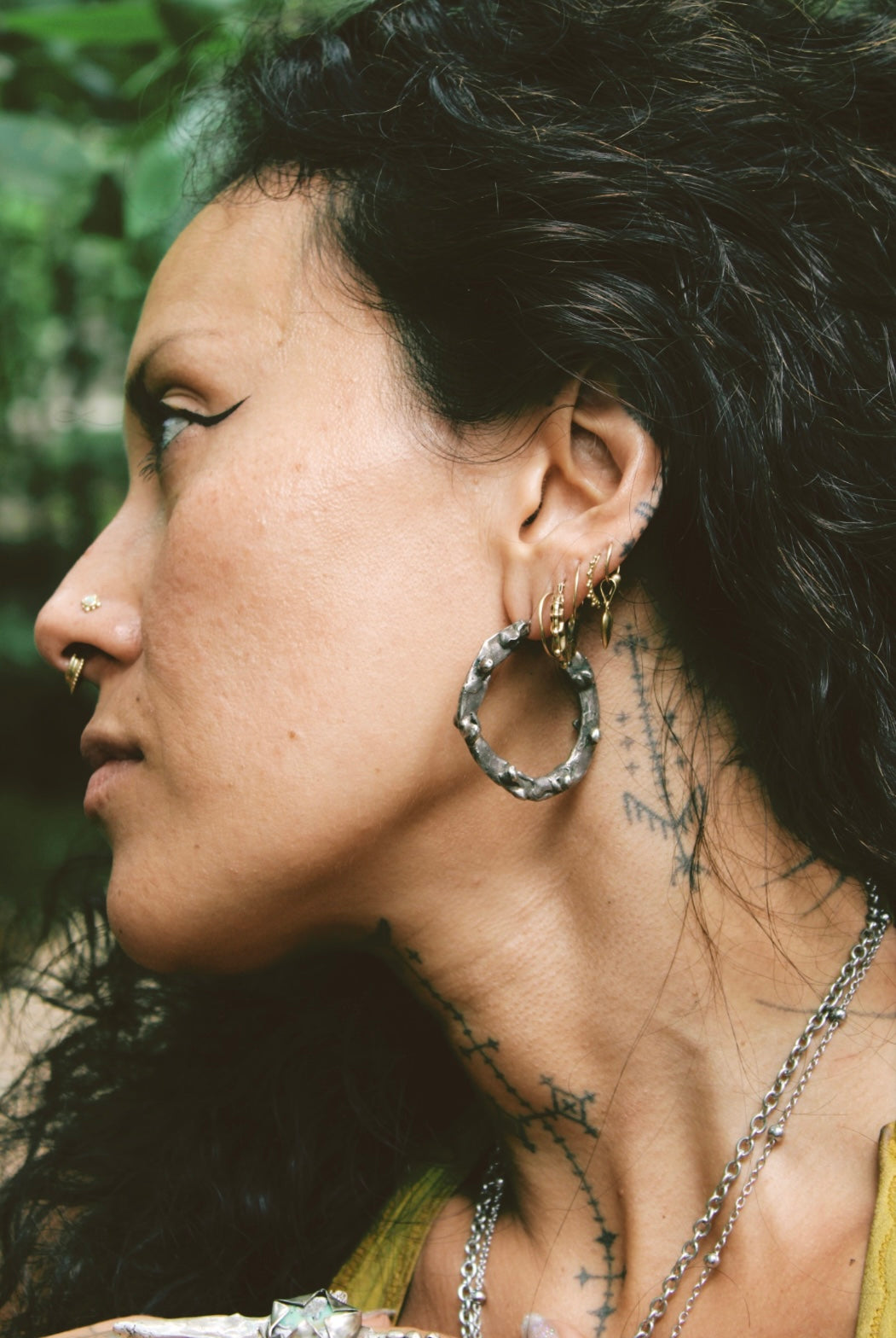 Studded Hoops