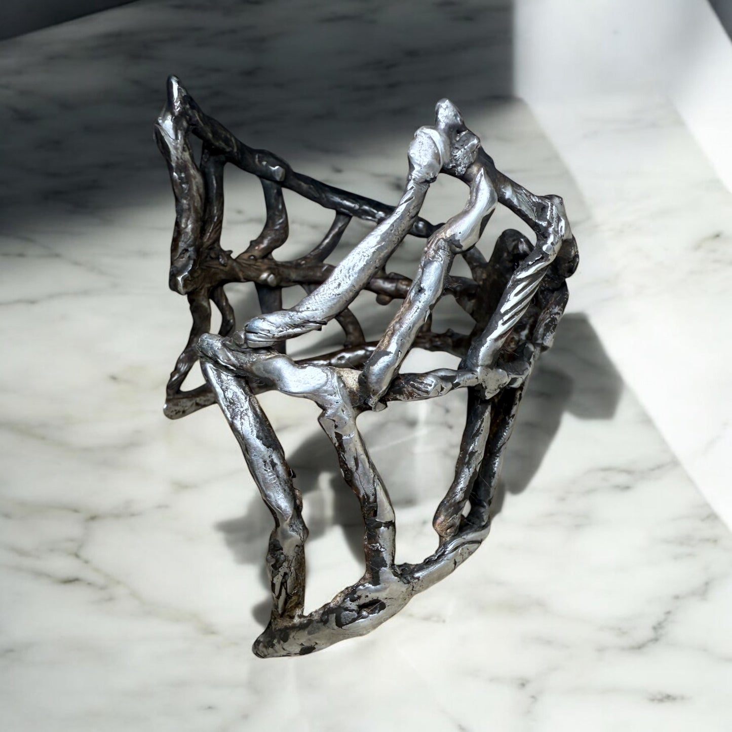 Web of Bone Cuff – Obsidian Veil Edition
