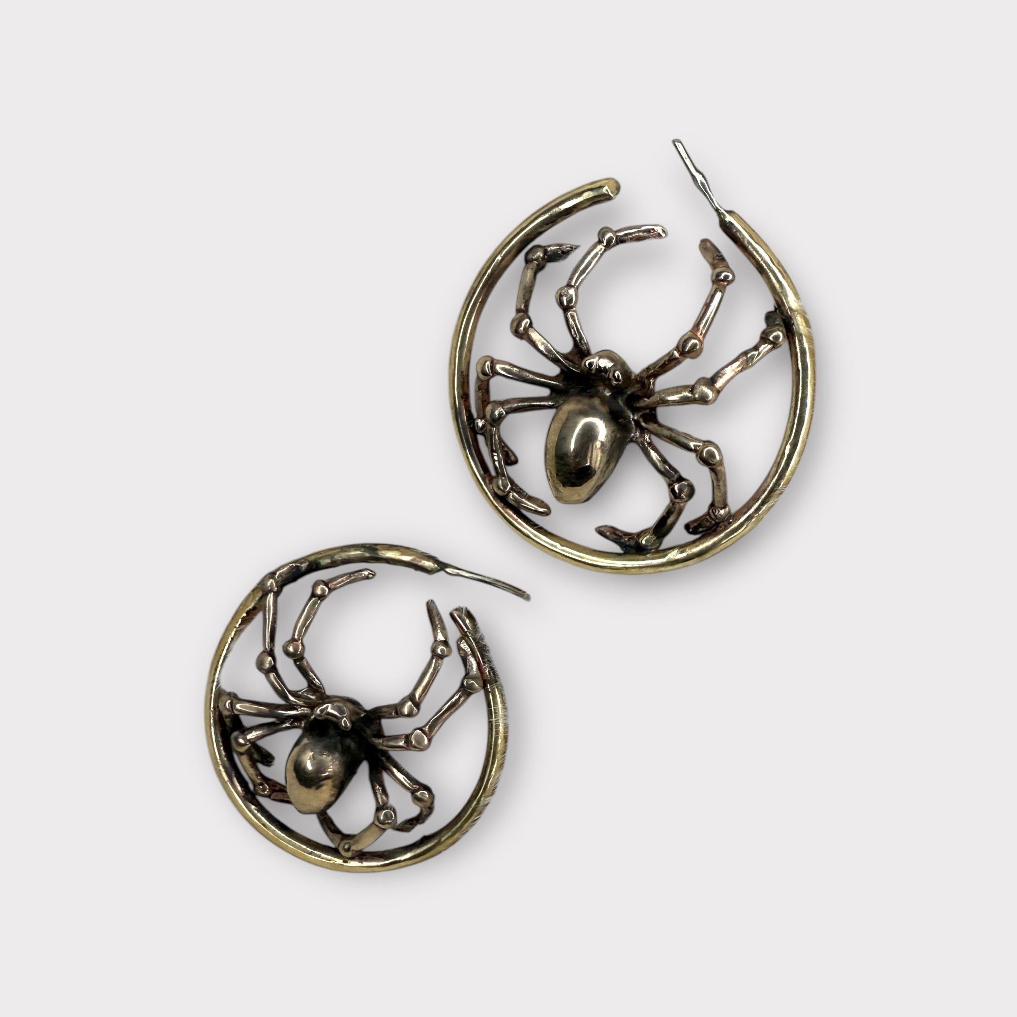 Venom Hoops in Bronze
