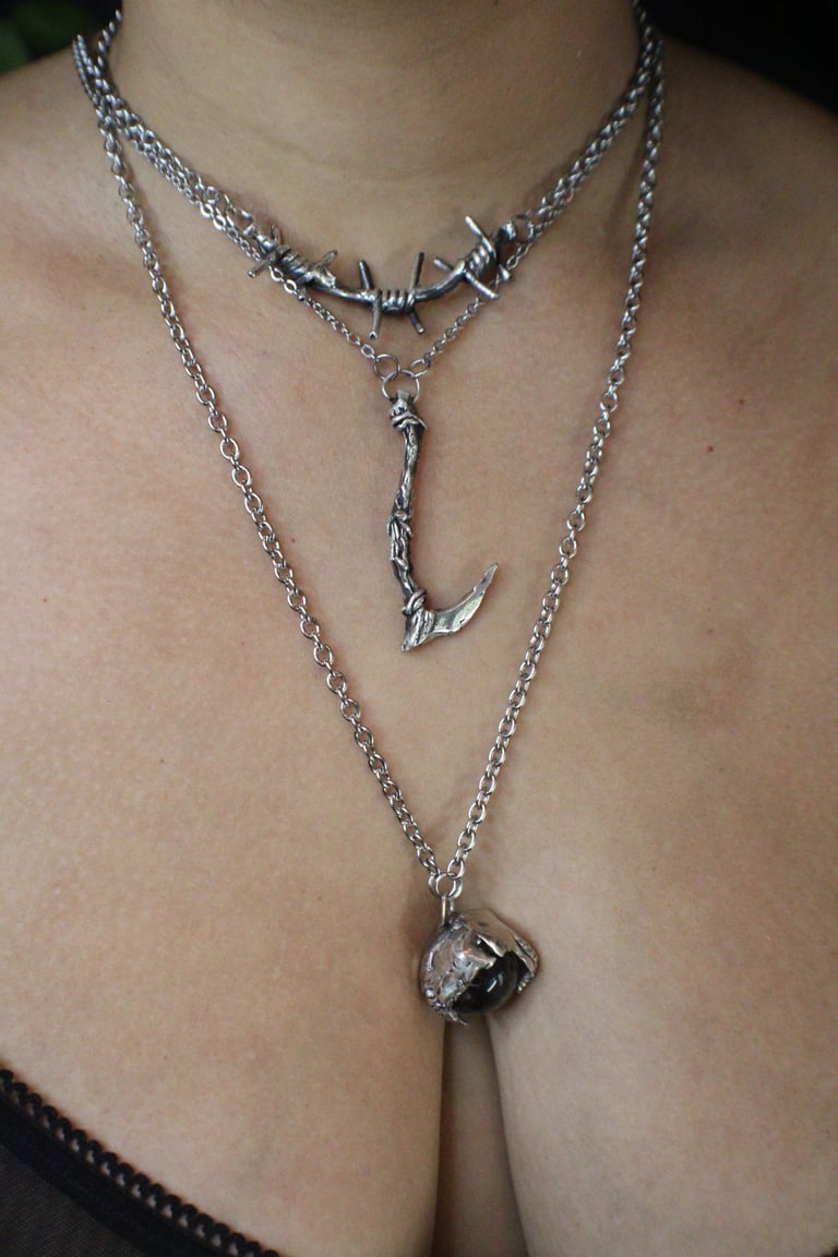 Barbed Wire Necklace