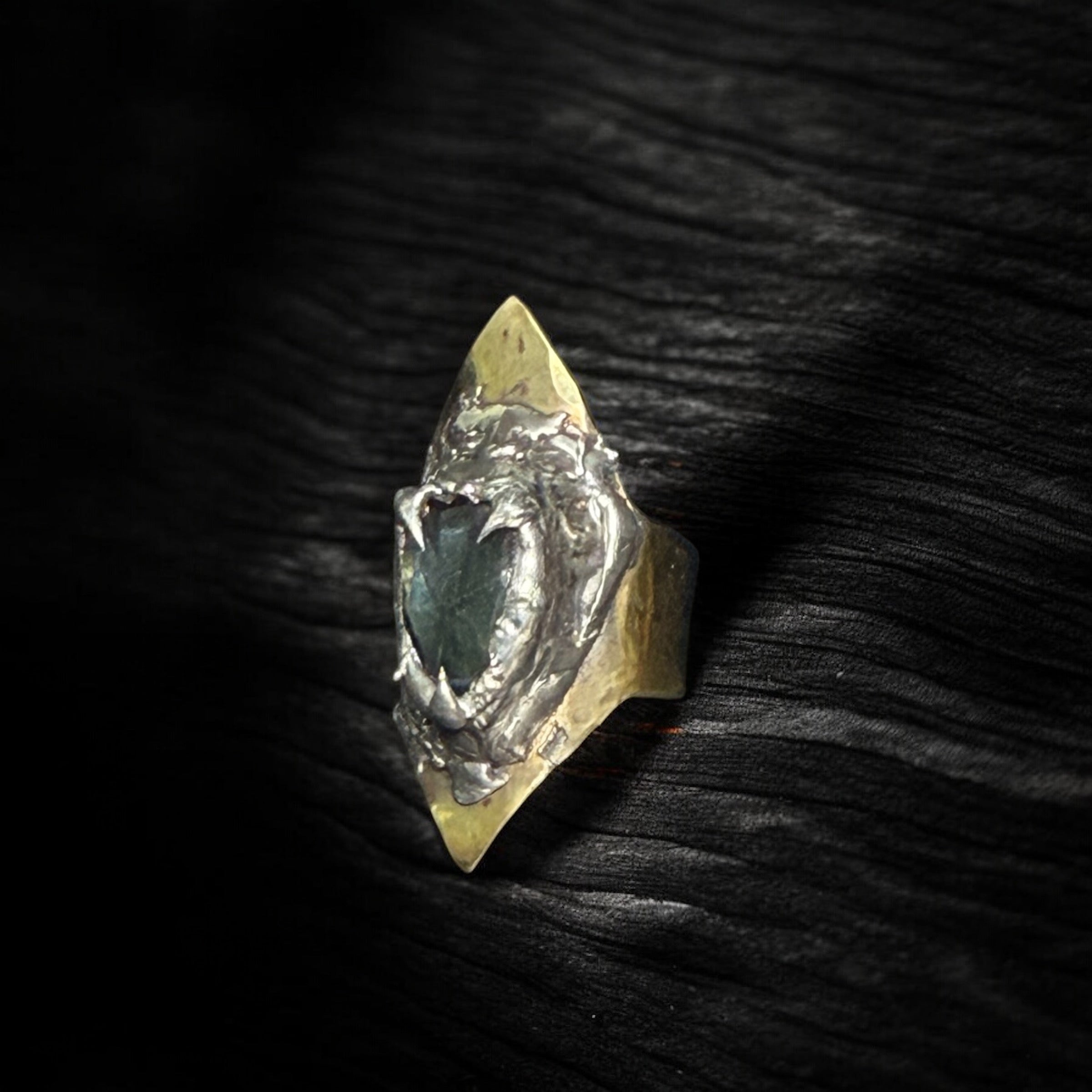 Verdigris Thorn” Ring