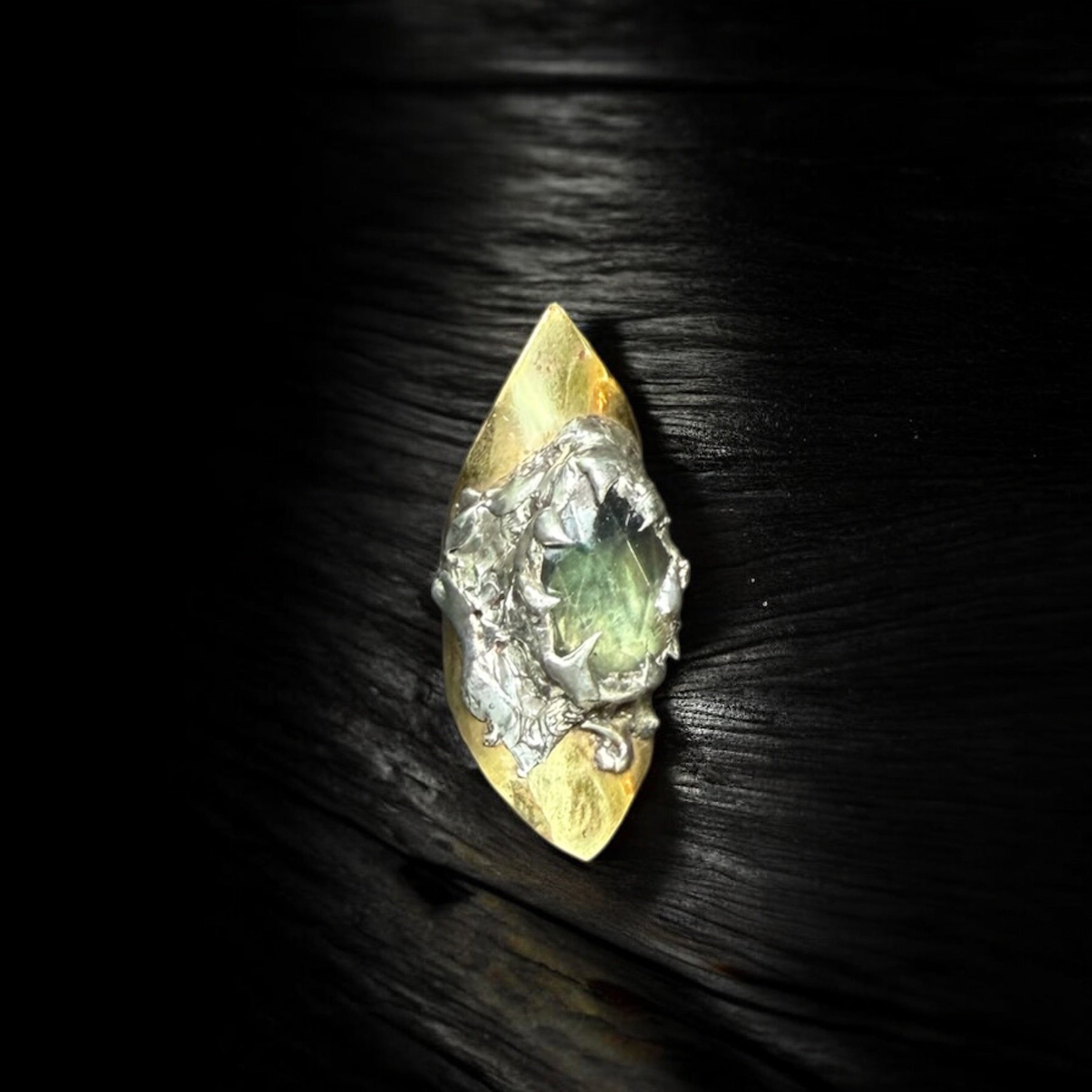 Verdigris Thorn” Ring