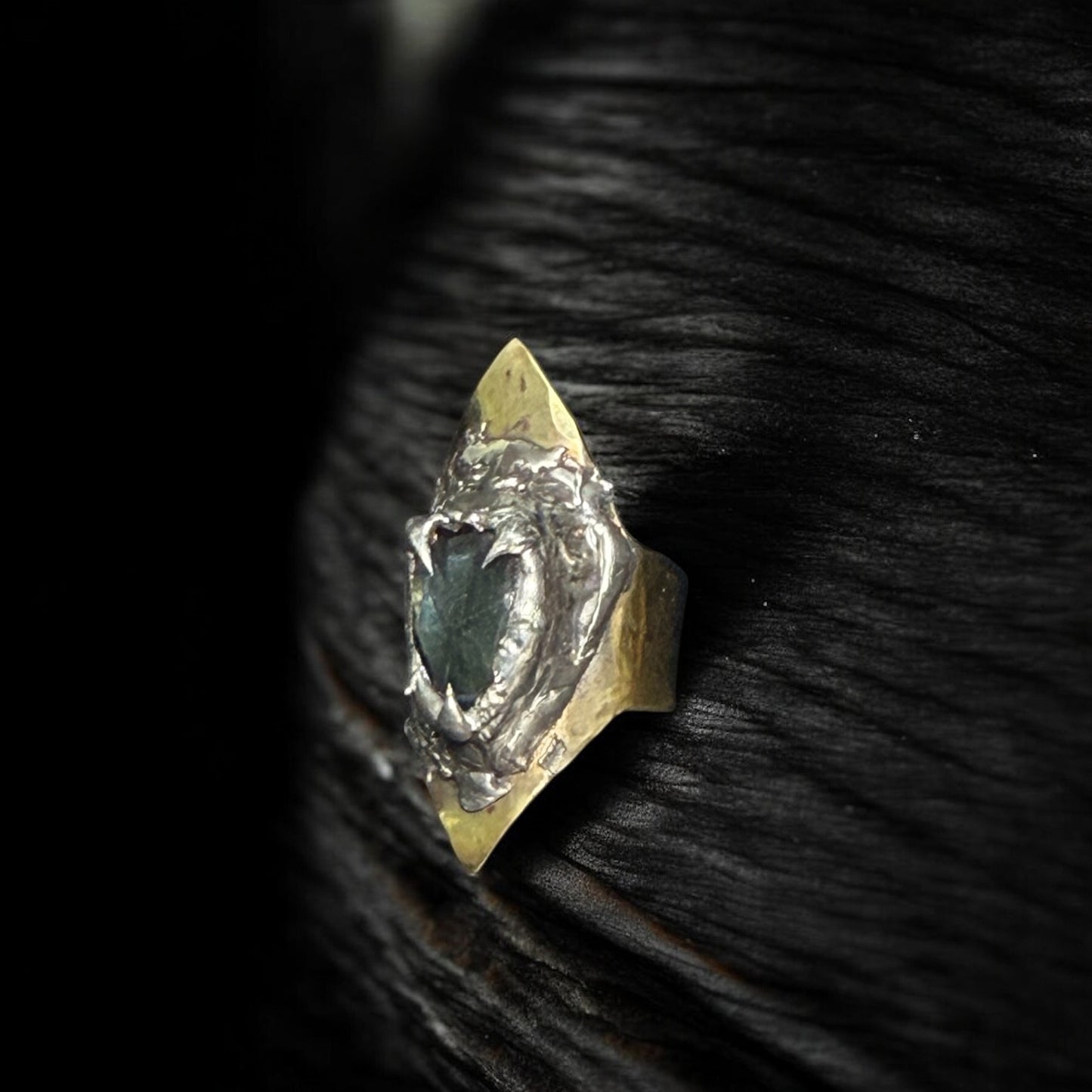Verdigris Thorn” Ring