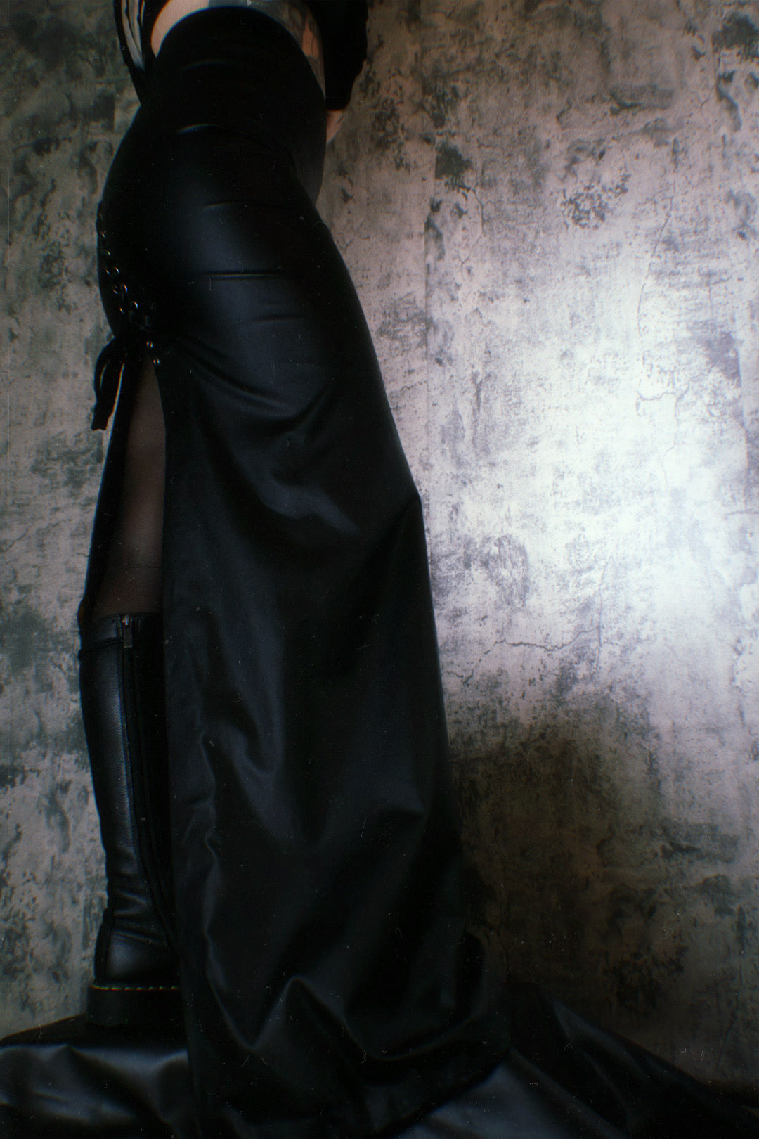 Dark Muse Lace-Up Skirt