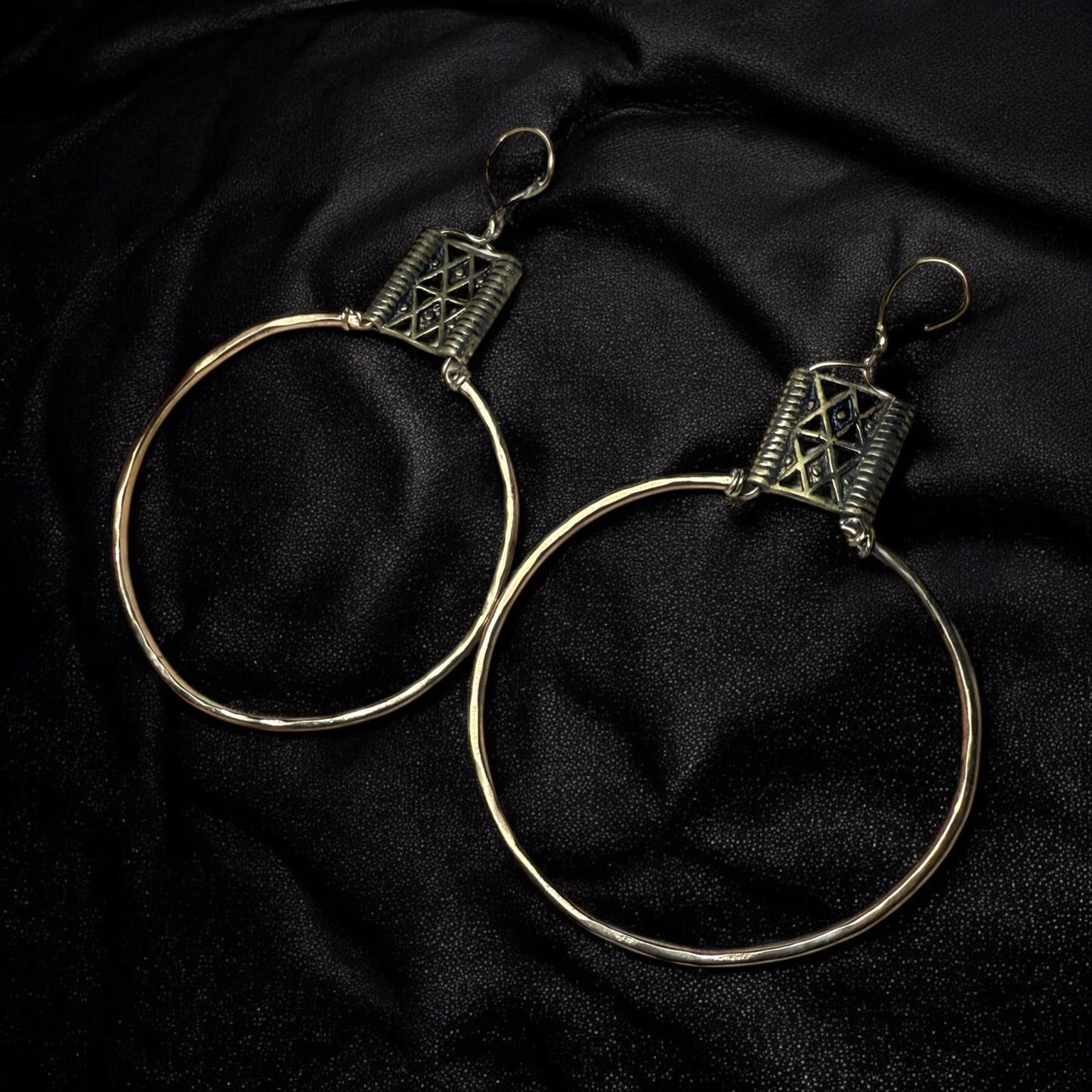 Tibetan Hoops — Bronze