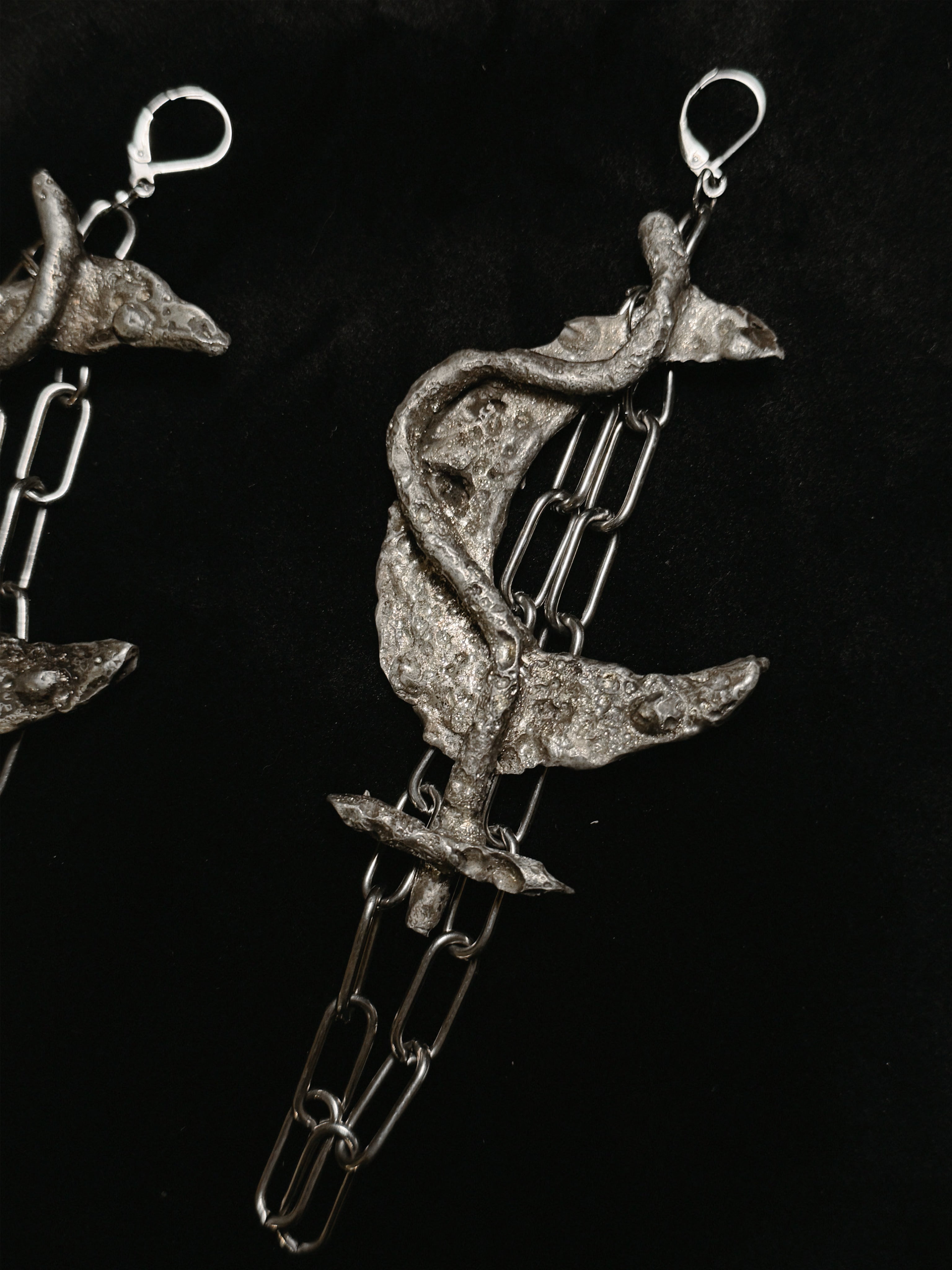 Lilith Serpent Chain Earrings