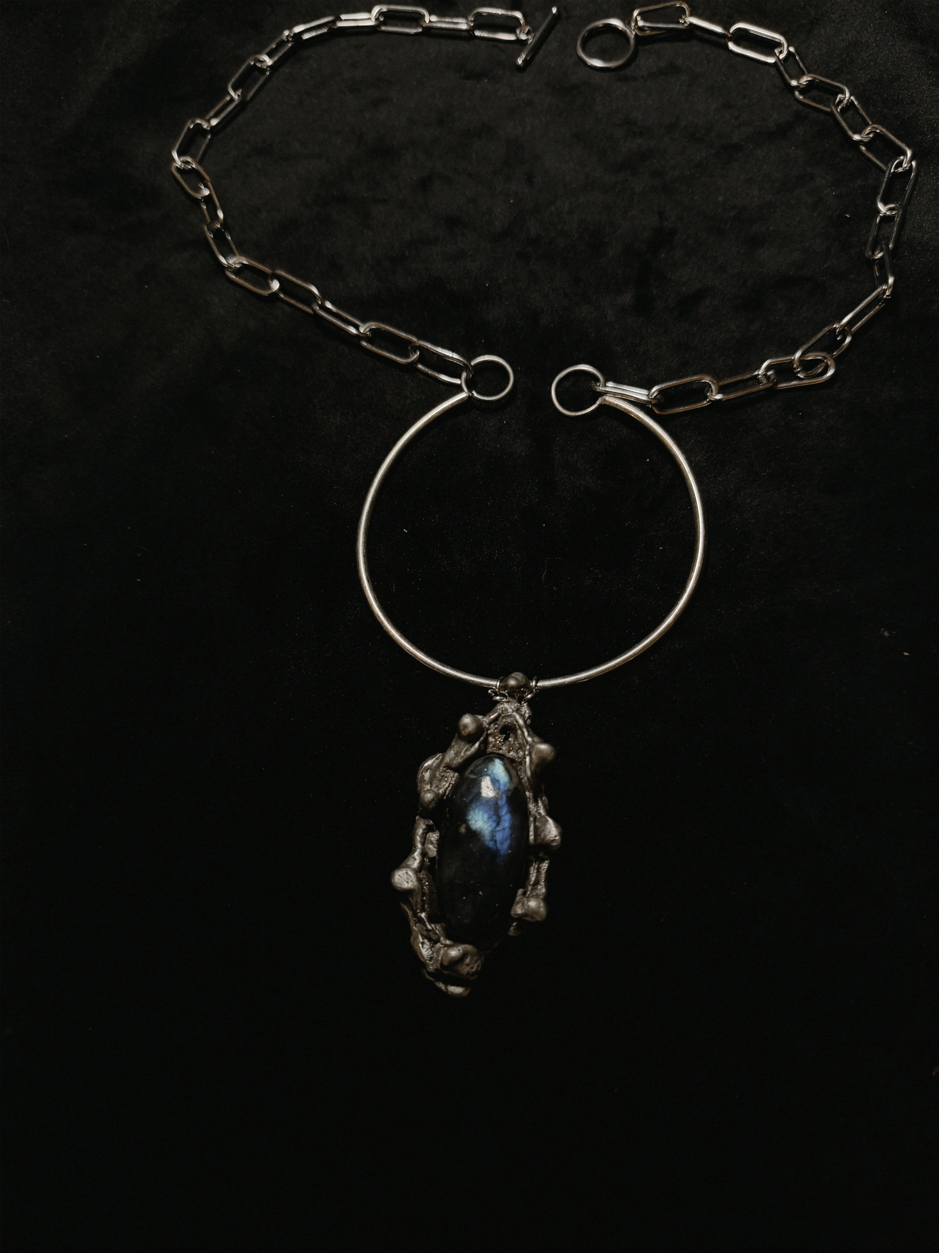 Labradorite Chest Necklace