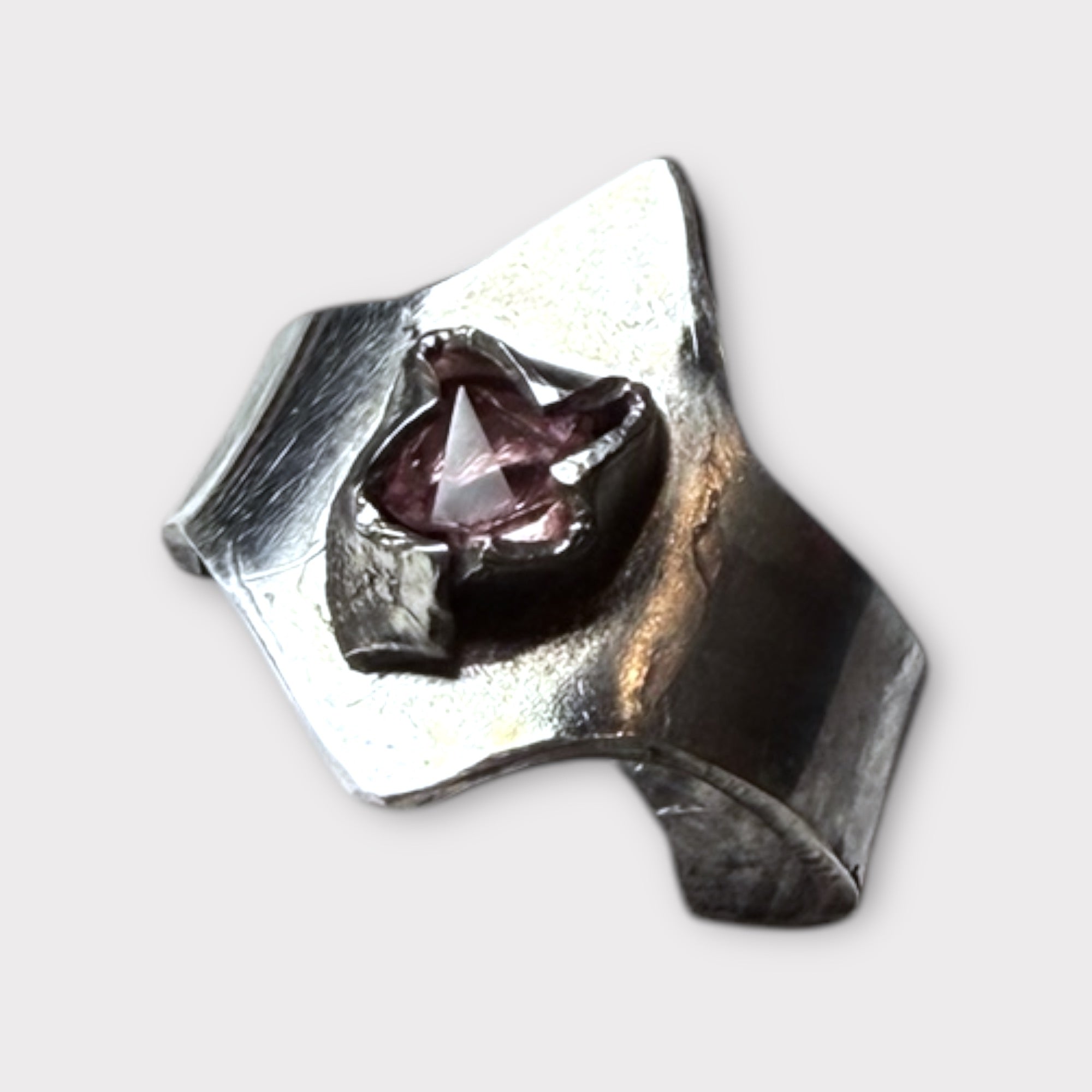 Eir’s Quartz Shield Ring