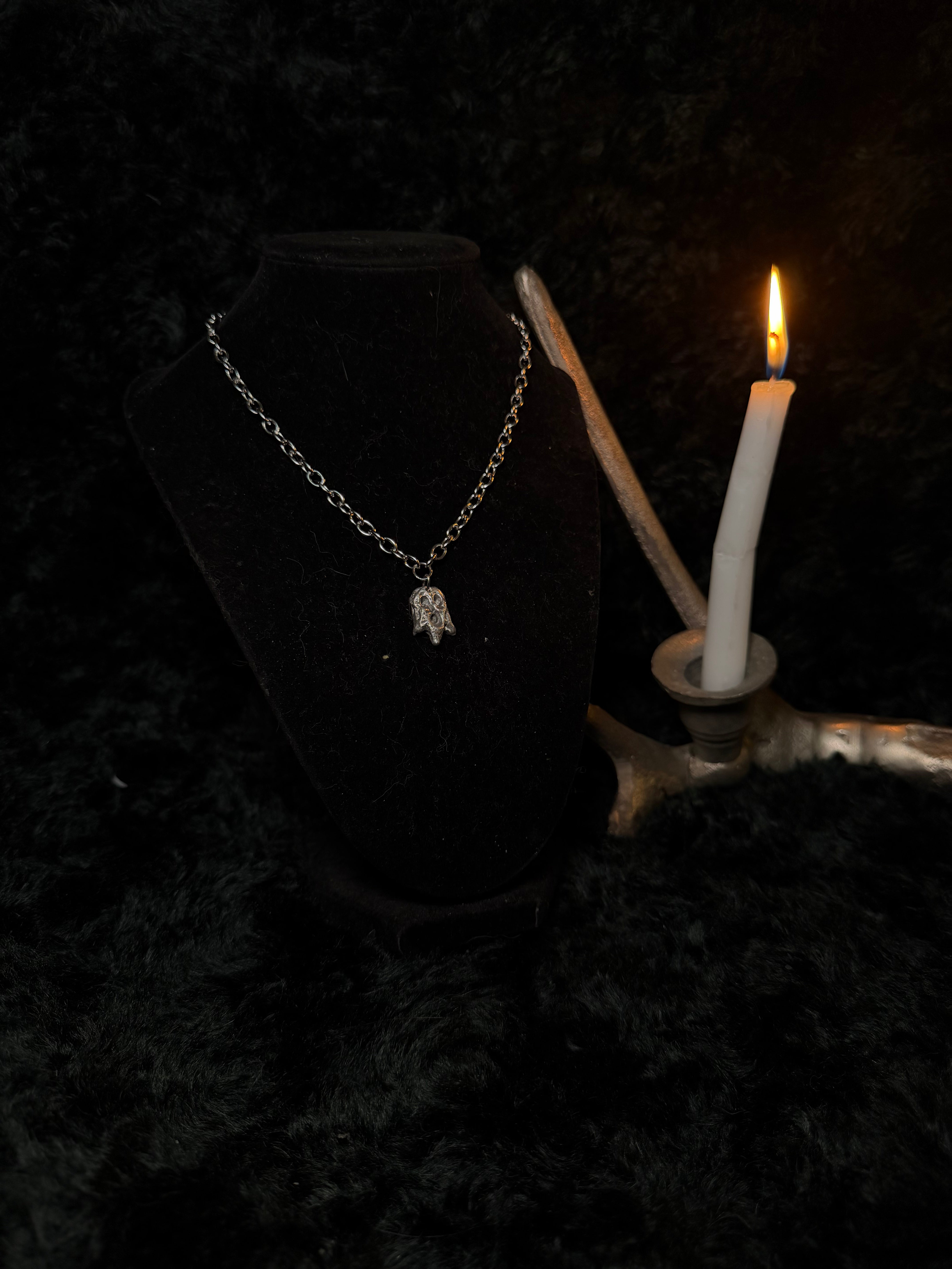 The Wandering Spirits — Mini Ghost Necklace