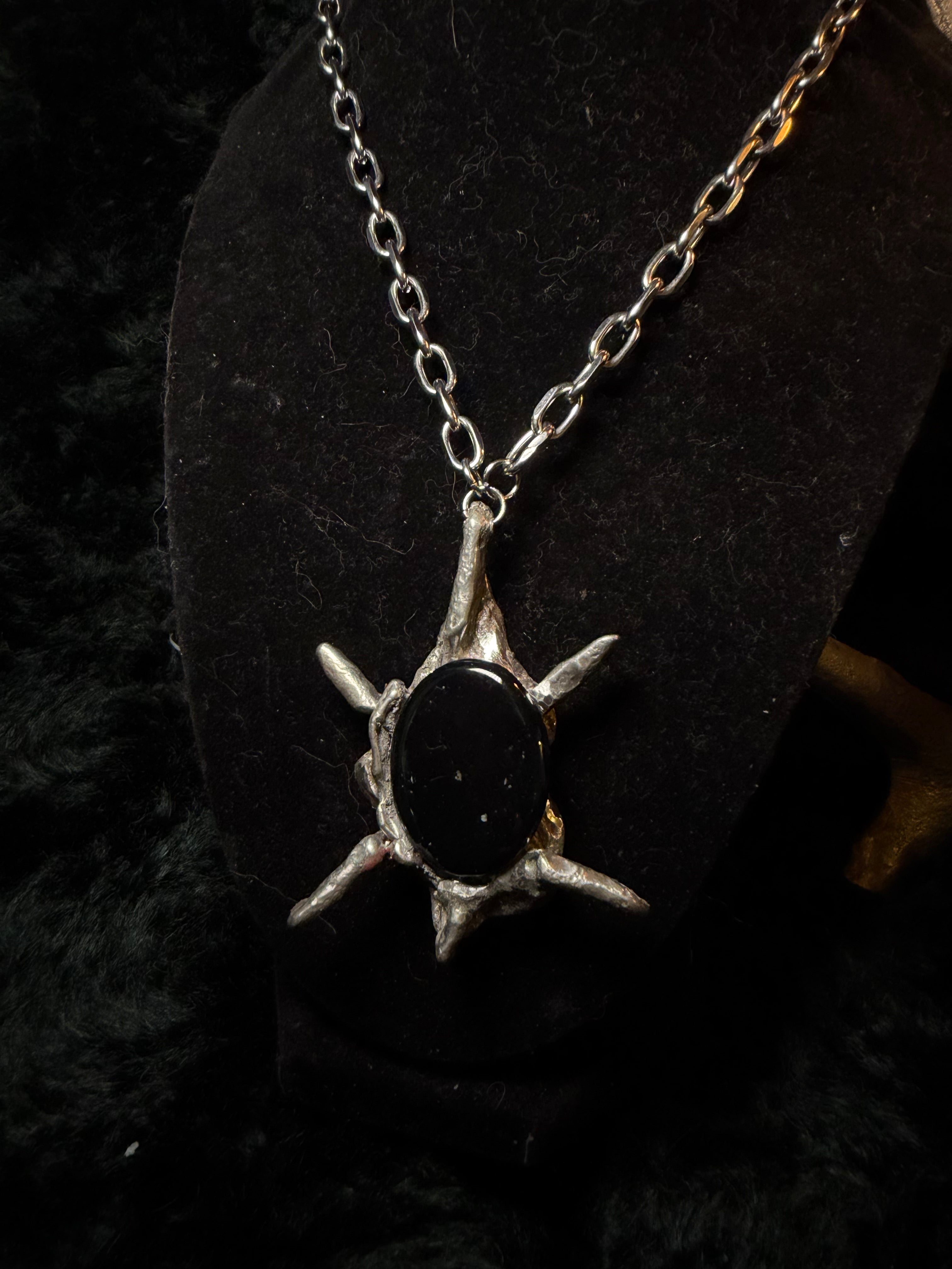 The Obsidian Morning Star — Necklace