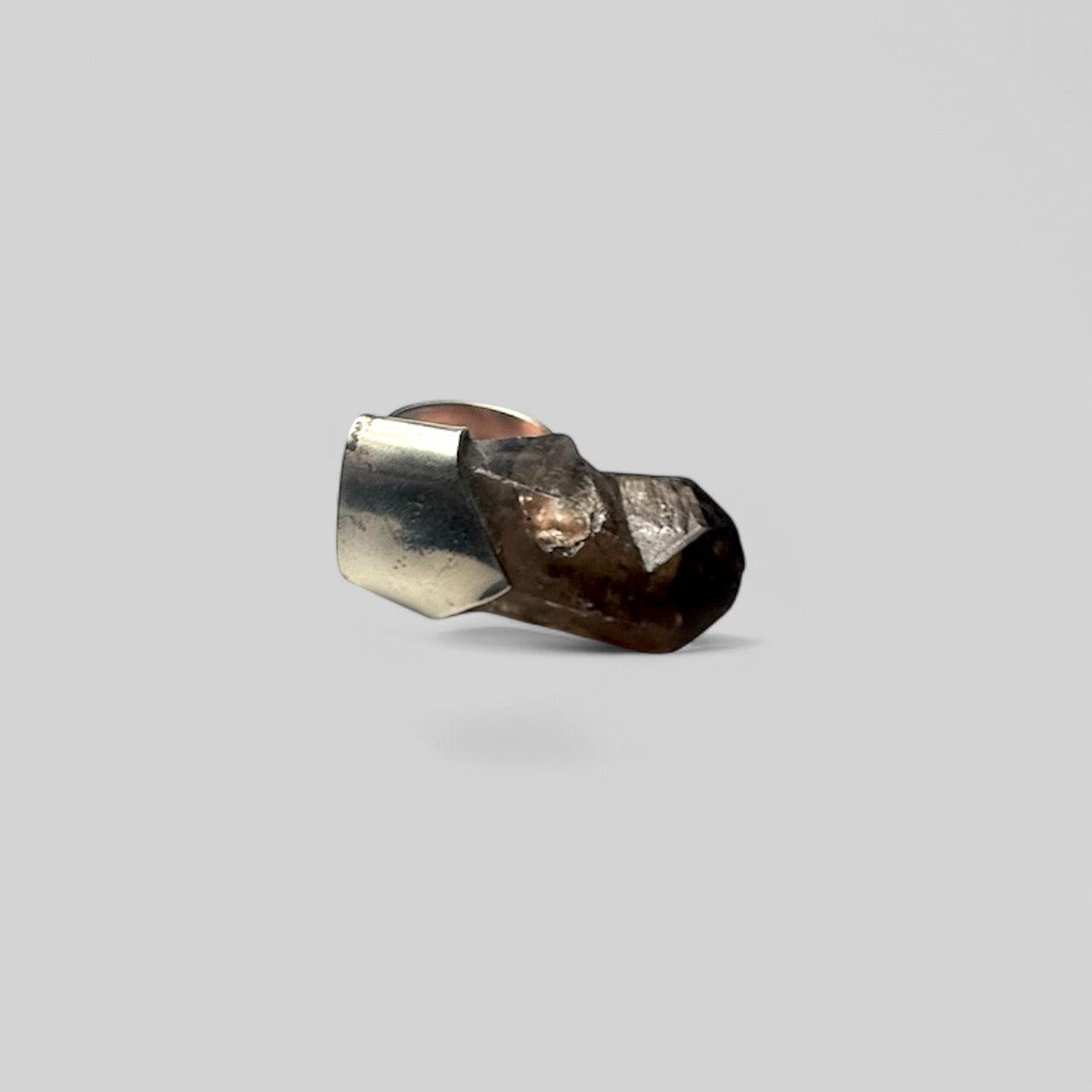 Brutalist Quartz Armor Ring ( One of a Kind)