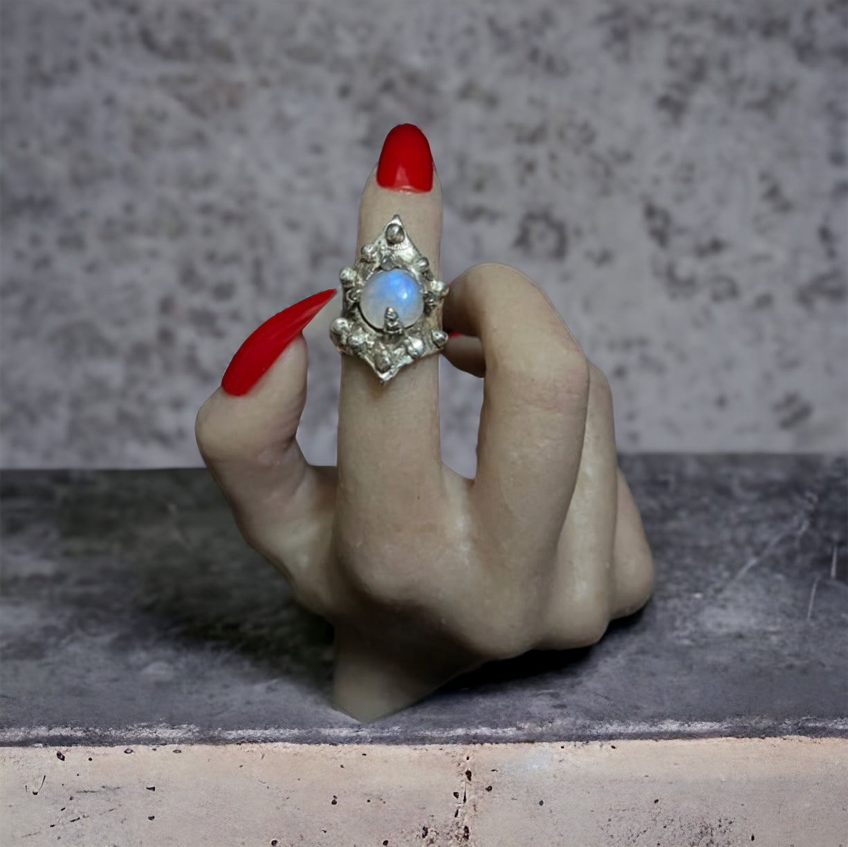 Seer in Rainbow Moonstone