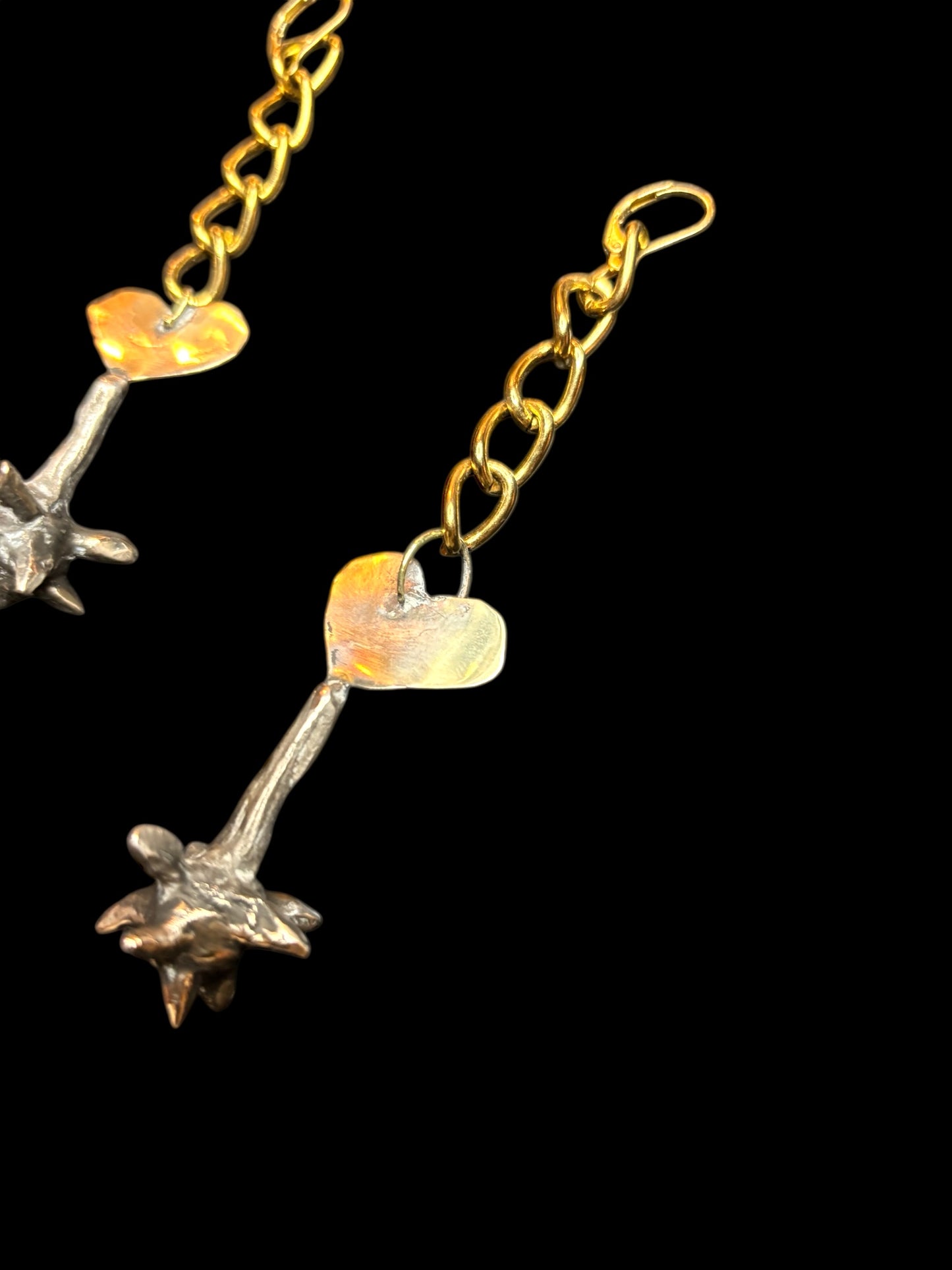 Lovers’ Weapon Chain Earrings