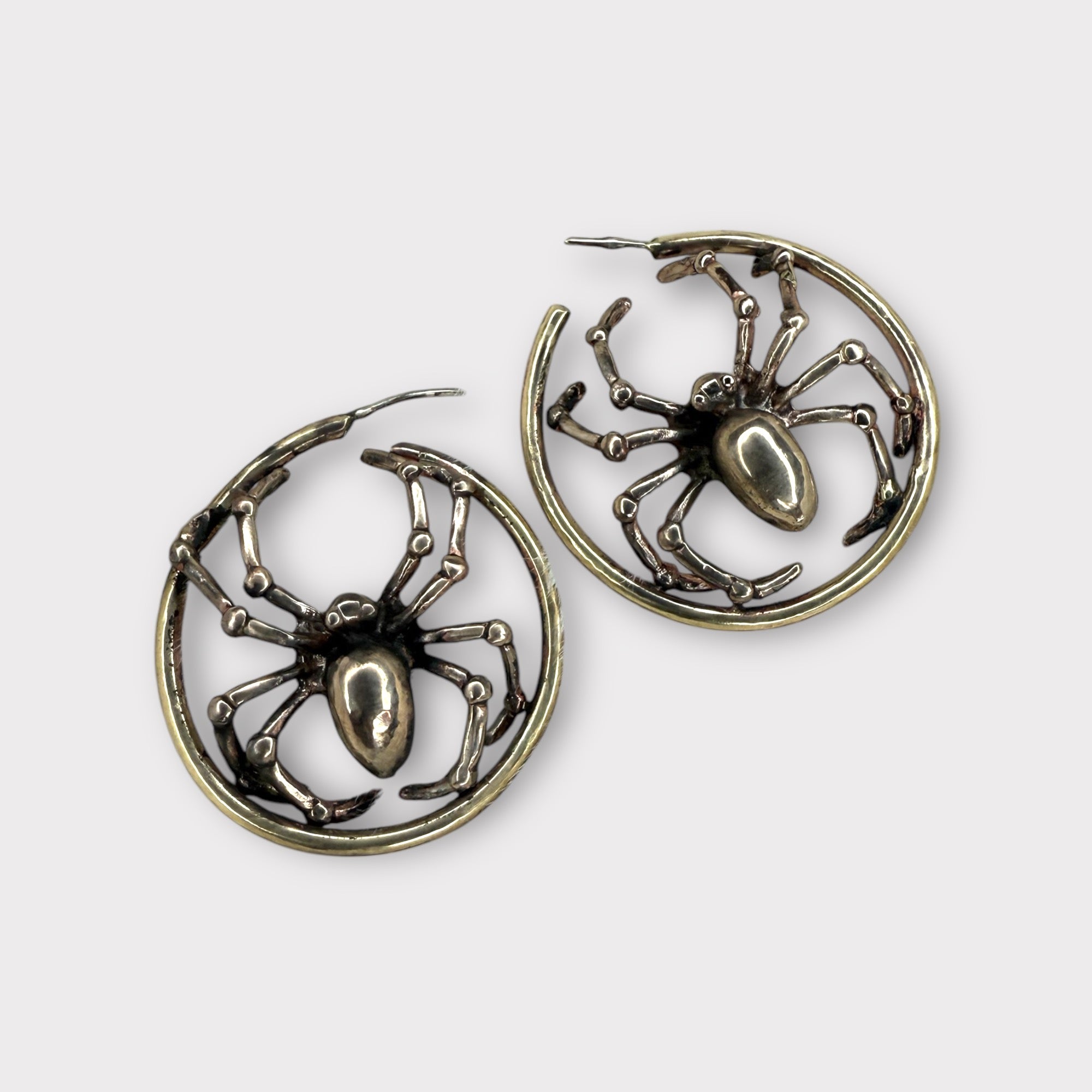 Venom Hoops in Bronze