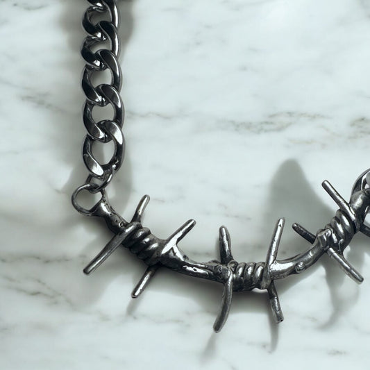 Bound and Barbed Necklace