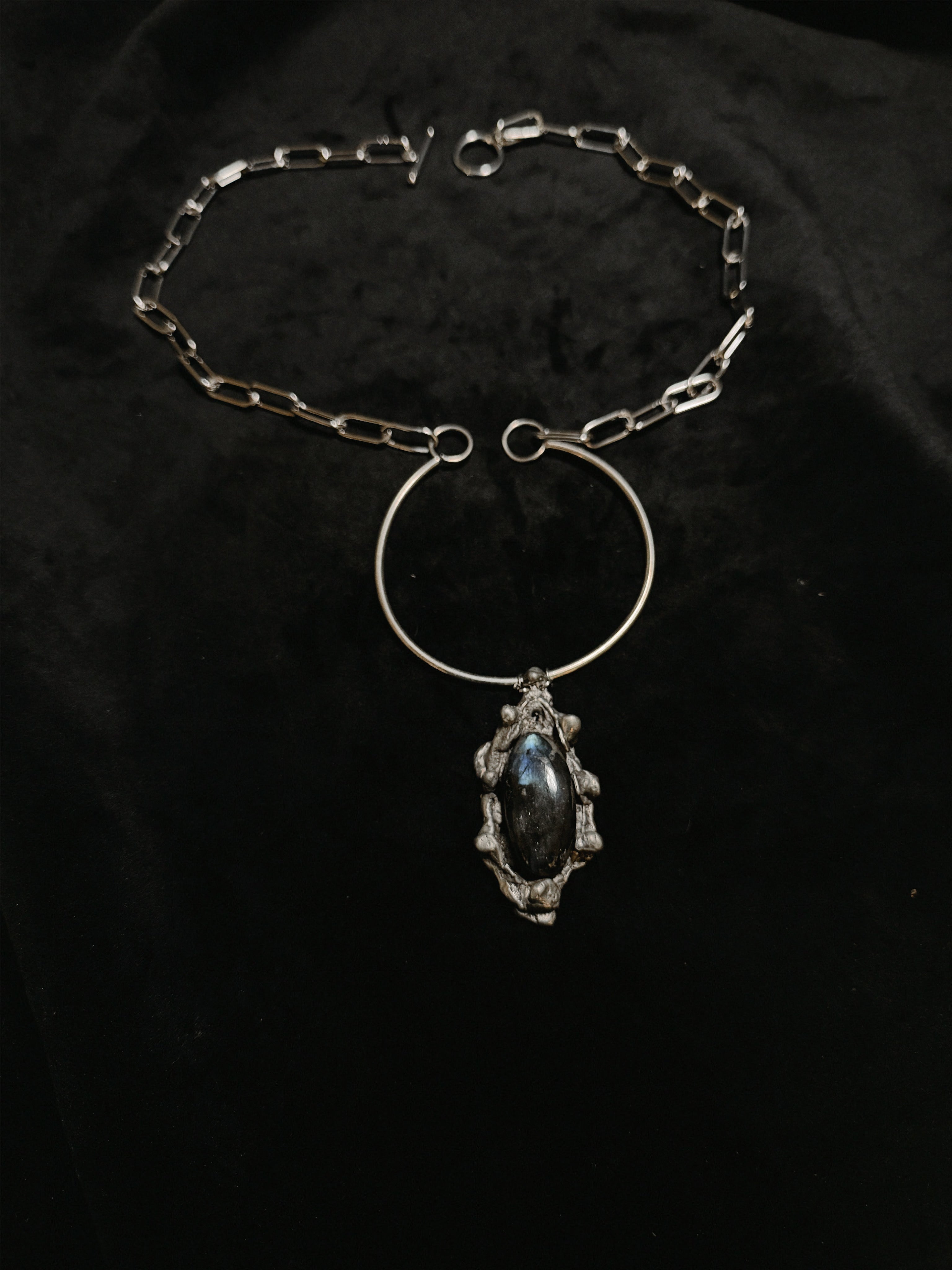 Labradorite Chest Necklace