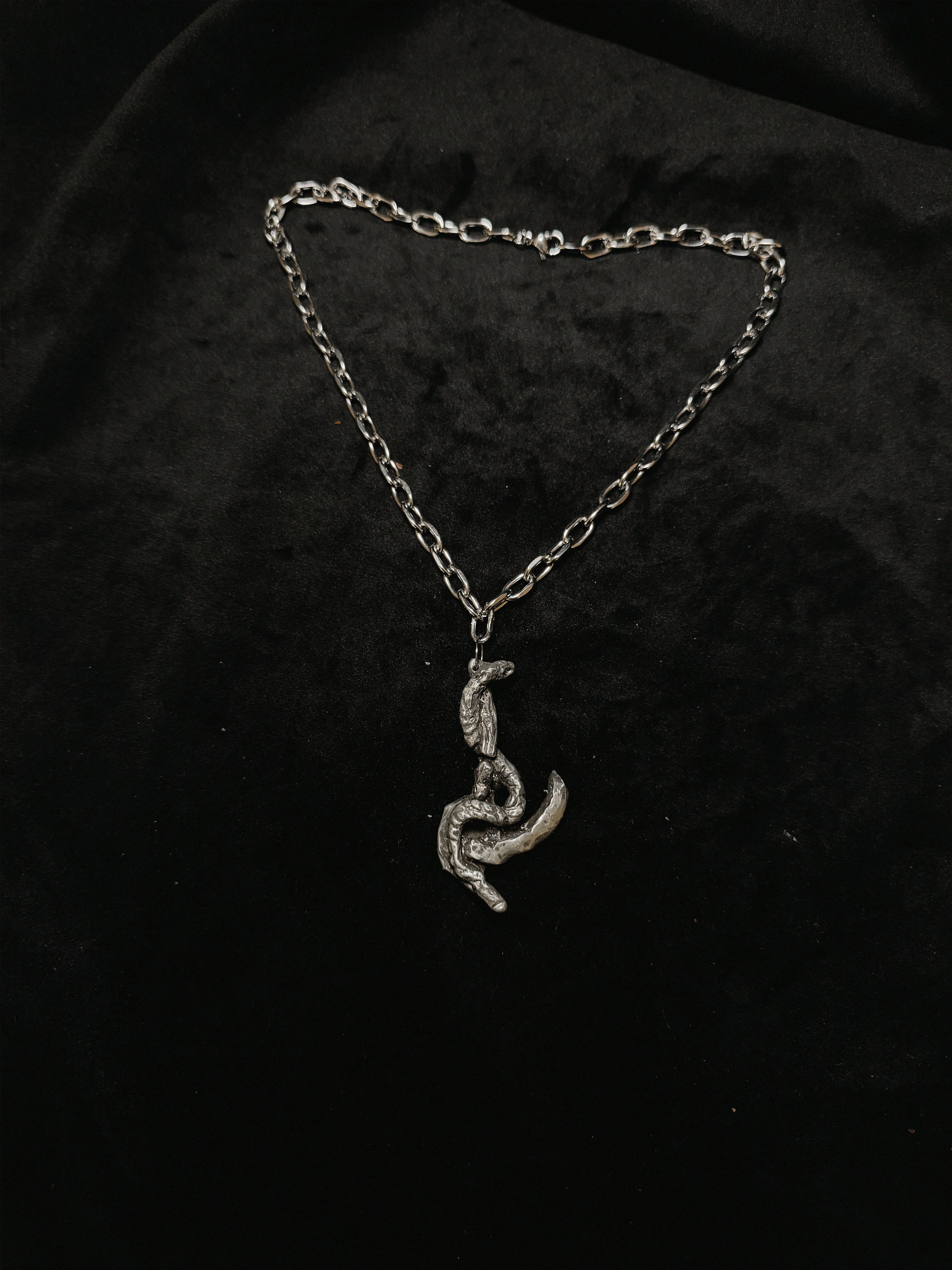 Serpent Scythe Choker Necklace