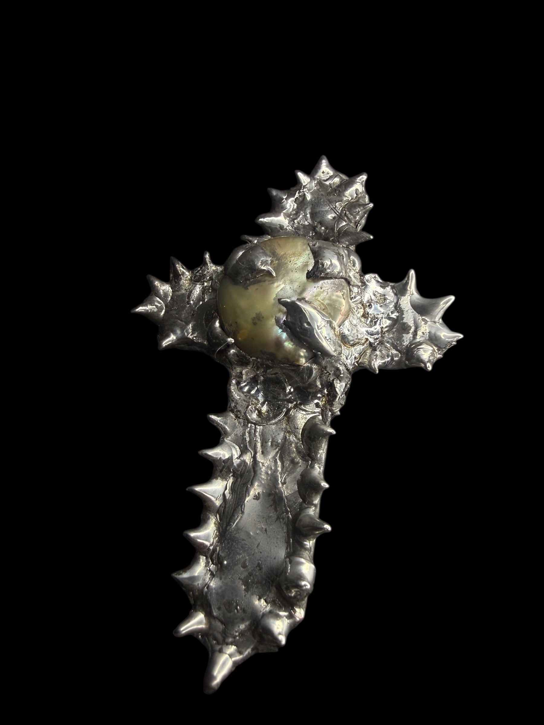 Pearl of Sacrilege Crucifix