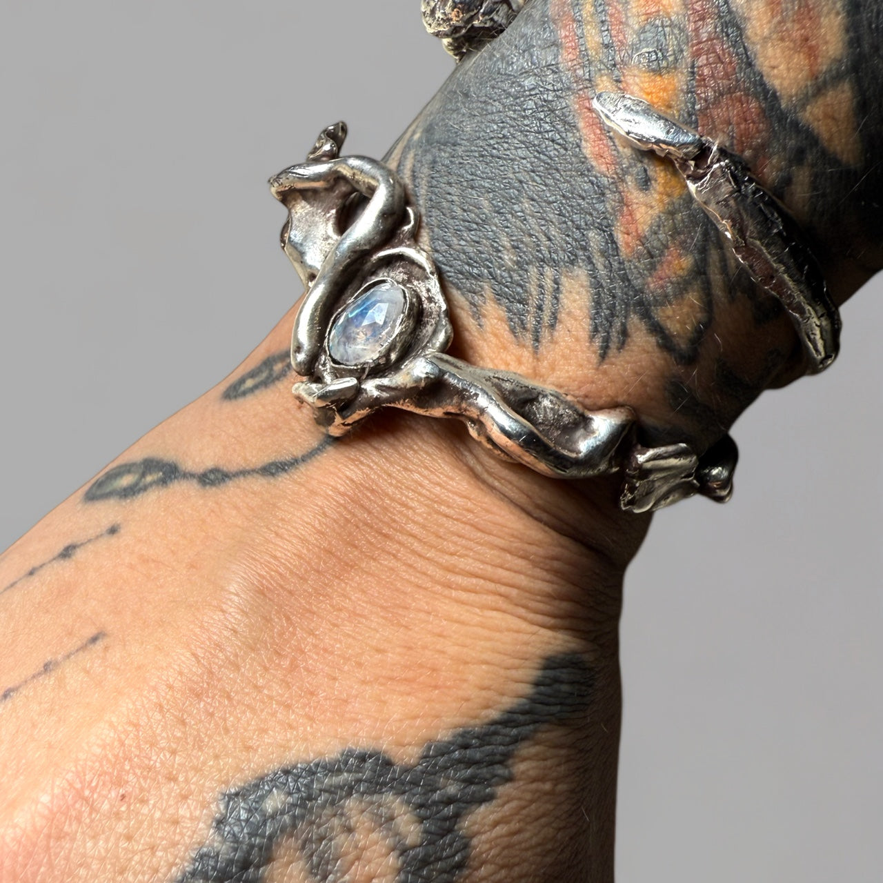Lunar Eclipse Serpent Cuff