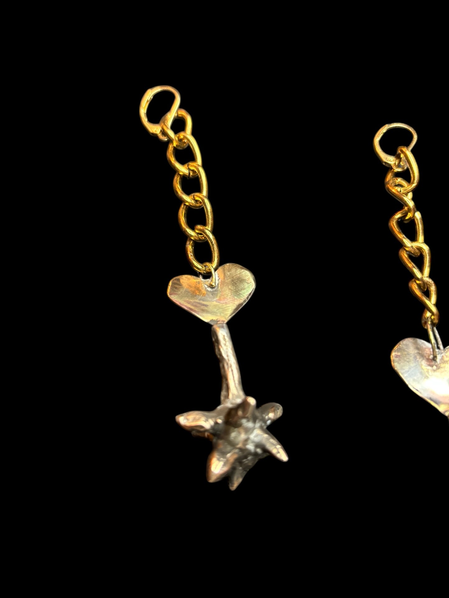 Lovers’ Weapon Chain Earrings