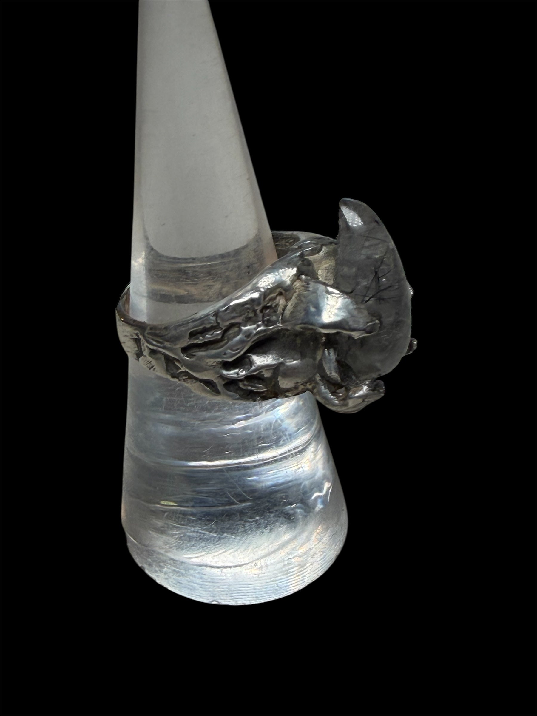 Bewitch Ring — Tourmalinated Quartz