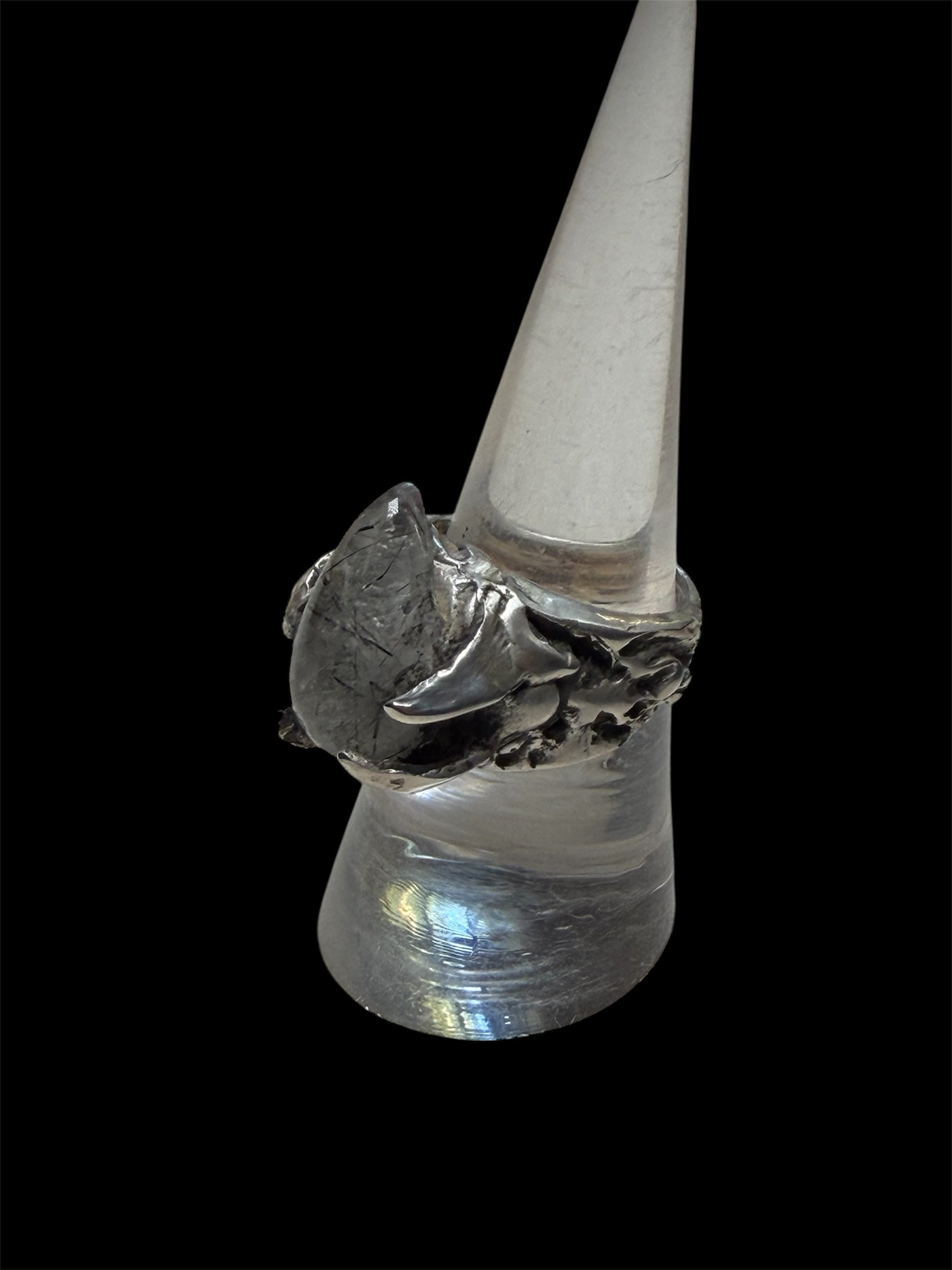 Bewitch Ring — Tourmalinated Quartz