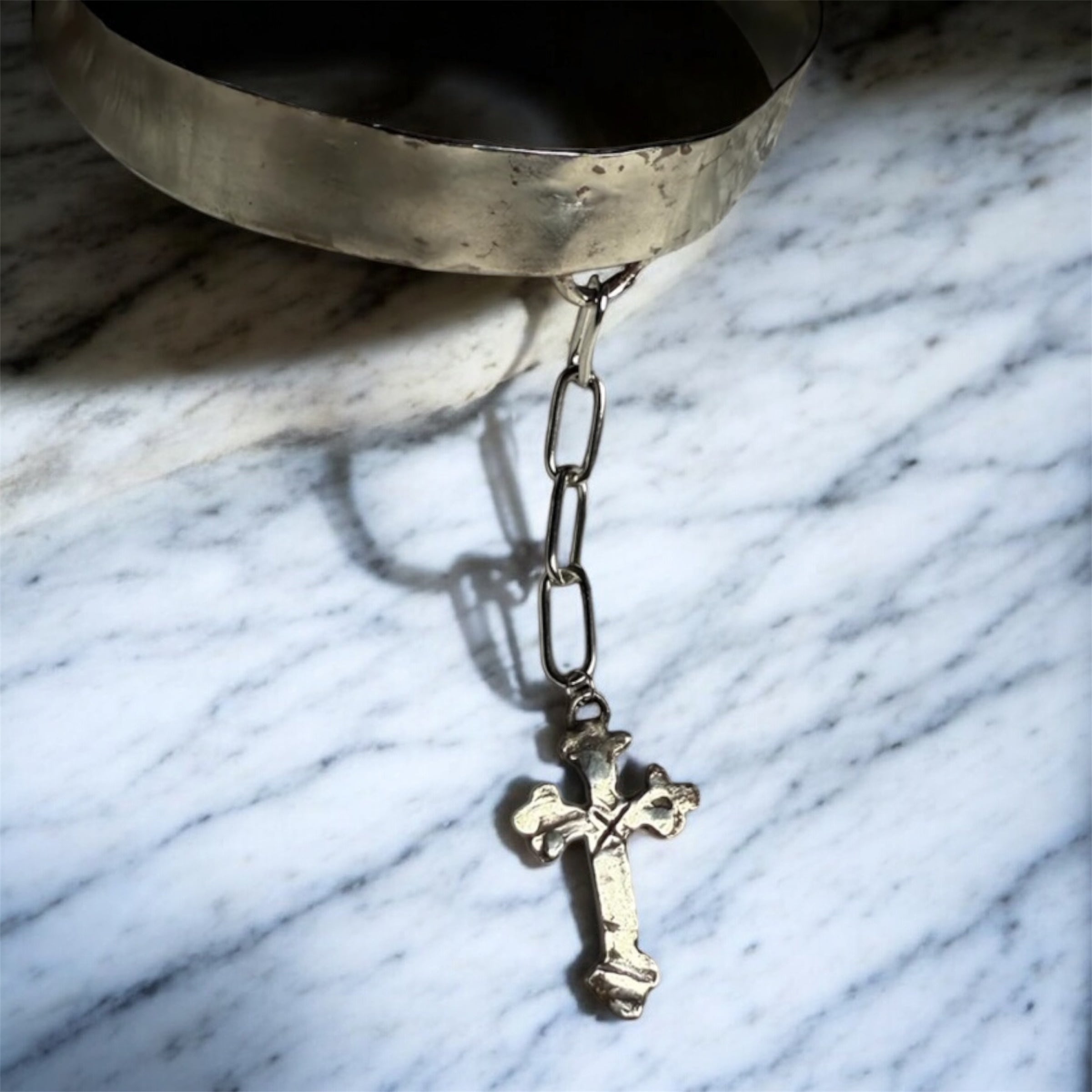 Crucifix Shield Choker
